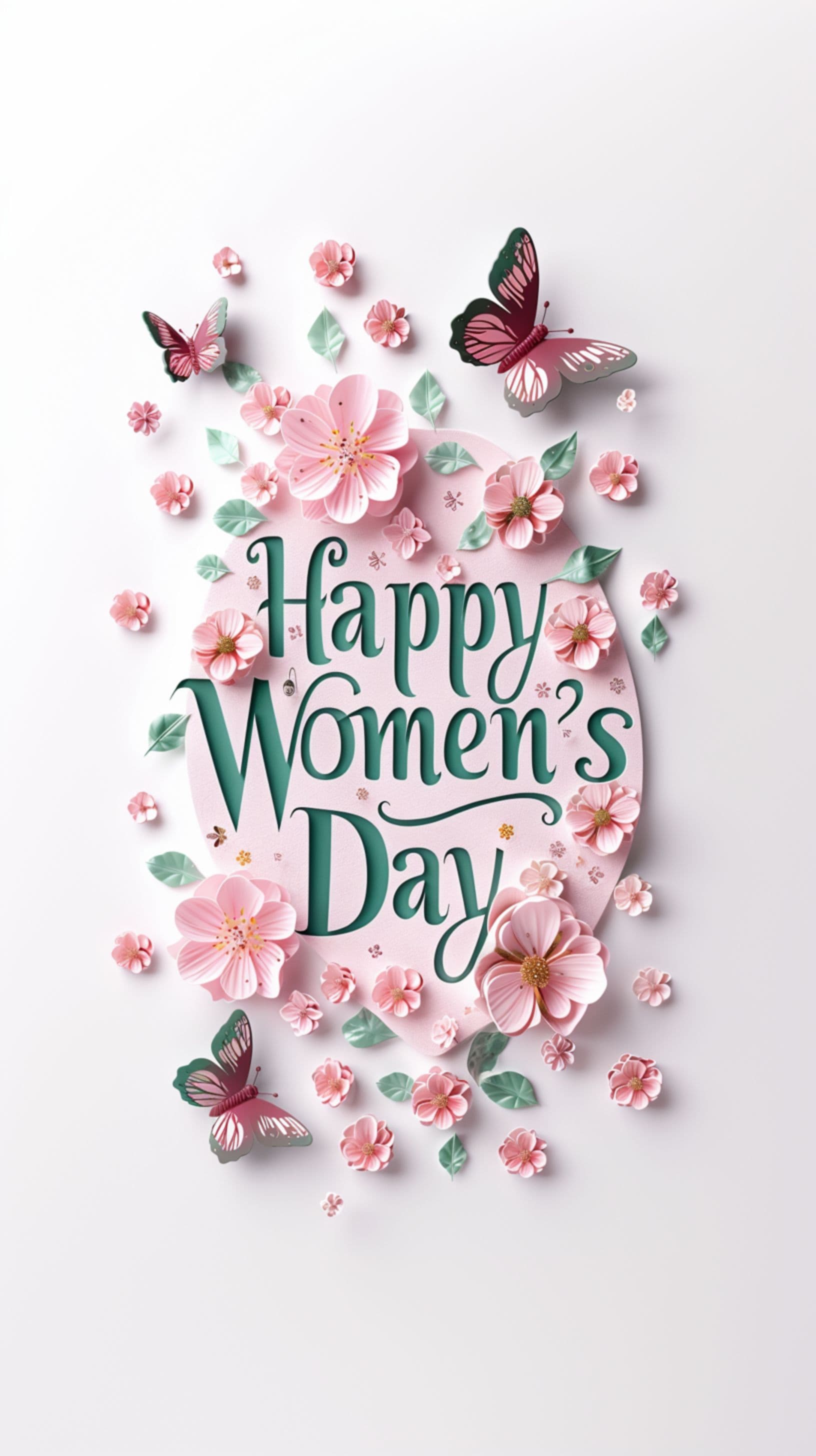 Happy Womens Day Floral Celebration